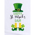 thumbnail image 2 of St. Patrick's Day Women's Casual Fashion Tee - Clover & Letter Print, Round Neck Short Sleeve T-Shirt, Breathable Polyester, Machine Washable, 2 of 7