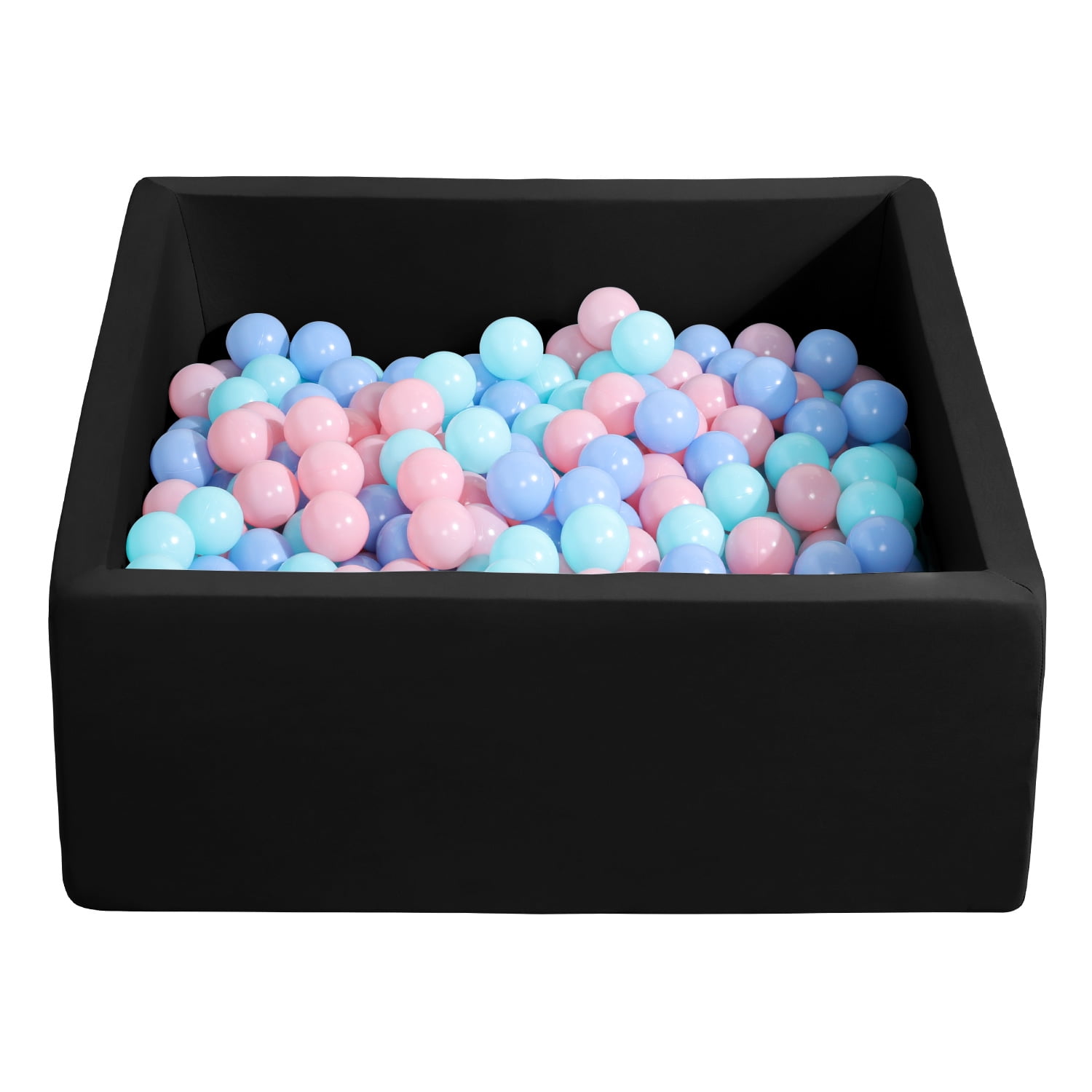 White BPA Free Ocean Ball for Toddlers TRENDBOX 50 pcs Ball Pit Balls Plastic Balls for Ball Pit Black 