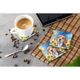 thumbnail image 3 of Carolines Treasures DAC6019FC 3.5 x 3.5 in. Beagle in Sunflowers Foam Coasters - Set of 4, 3 of 5
