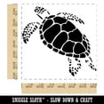 thumbnail image 2 of Swimming Sea Turtle Square Rubber Stamp Stamping Scrapbooking Crafting - Medium 1.75in, 2 of 7