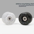 thumbnail image 4 of 8 Roues de Patin à Roulettes 85A 62 X 33mm avec Roulements pour Patinage à Double Rangée, Accessoires de Patins à Roulettes Blancs, 8 * Roues (Y Compris Roulements) 1 * Clé, Blanc, 4 of 8