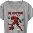 thumbnail image 3 of Marvel Deadpool - Blueprint - Women's Short Sleeve Graphic T-Shirt, 3 of 5