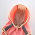 thumbnail image 3 of Dog Reflective Raincoat with Hood Harness Hole, Waterproof Slicker Poncho for Small Medium Dogs and Puppies, M, Pink, 3 of 7