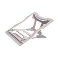 thumbnail image 4 of MERIGLARE Support pour Ordinateur Portable Pliable 6 Hauteurs Réglables Rehausseur pour Bureau Or Rose, 4 of 9