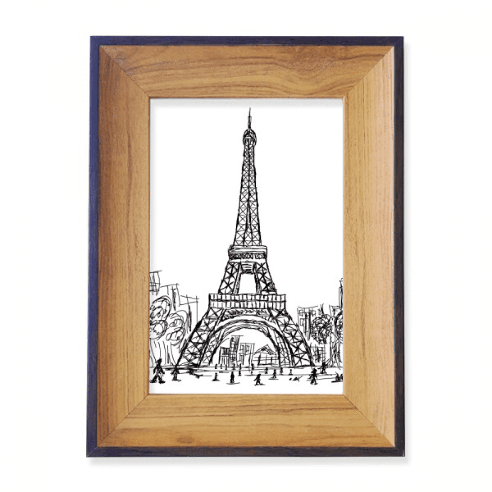 Eiffel Tower Square France Paris Photo Frame Exhibition Display Art