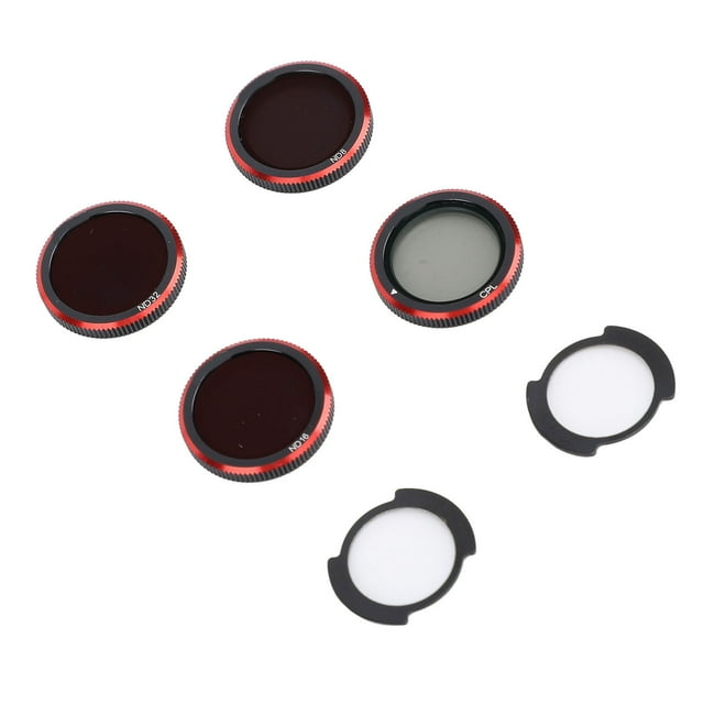 Drone ND Filter Kit, Aluminium Alloy Frame ND8 ND16 ND32 CPL Filters Anti Scratch Compact with Carrying Case for Photography