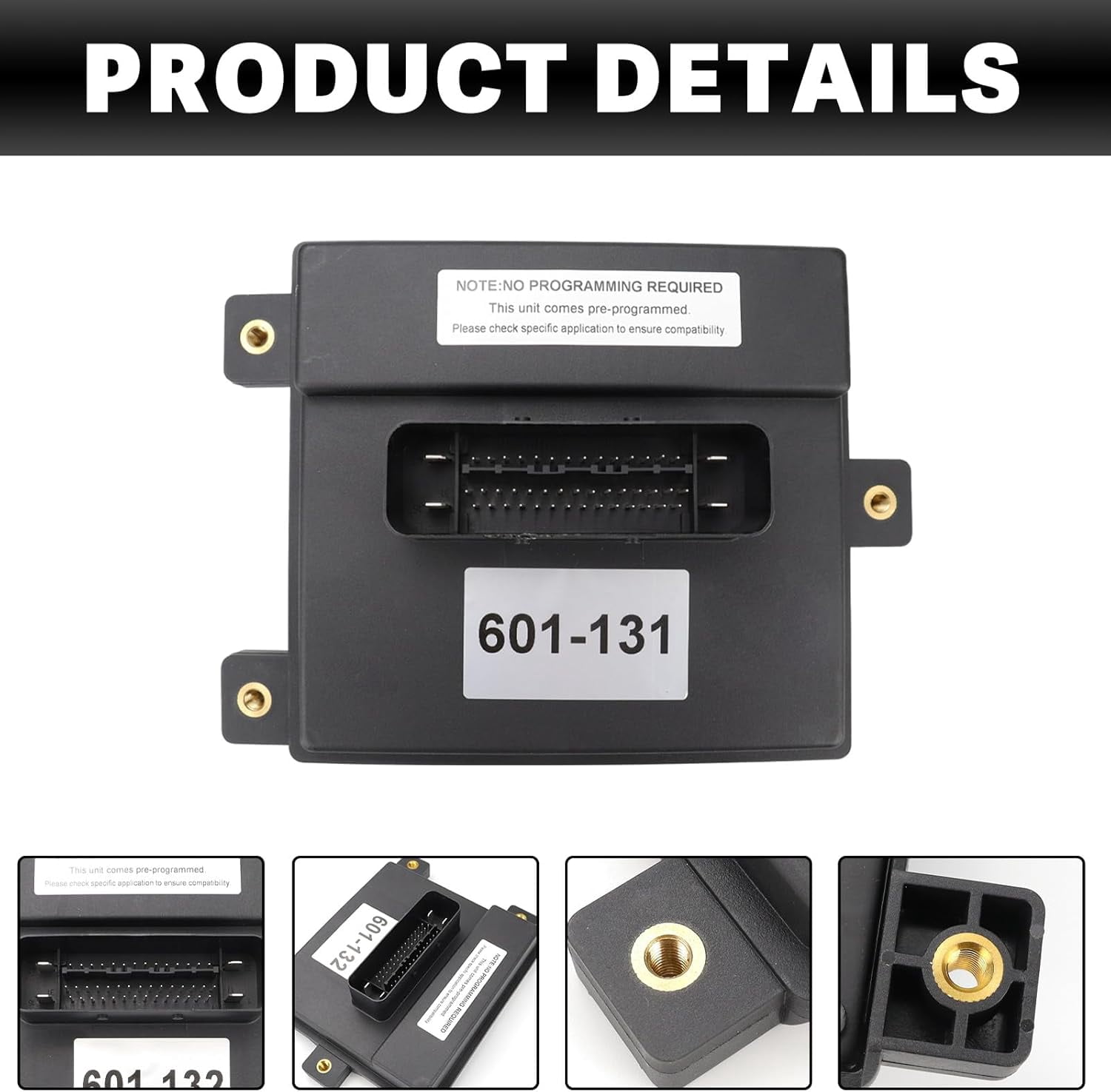 Fuel Pump Driver Module, Compatible with 2007-2009 Chevy Silverado Colorado Suburban Tahoe Express, Cadillac, 601-132 20759945, Pre-Programmed Fuel Pump Flow Control Module
