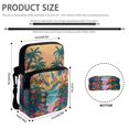 thumbnail image 6 of Chririnla Tropical Parrot Sling Shoulder Bag, Lightweight Polyester Crossbody Messenger Bag with Pocket for Travel and Daily Shopping, 6 of 7