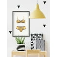 thumbnail image 6 of Marmont Hill Wear the Bikini Framed Painting Print, 6 of 6