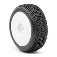 thumbnail image 2 of AKA PRODUCTS INC. 18 Buggy IMPACT Soft Long Wear EVO Mntd Whte AKA14007XRW RC Tire, 2 of 5