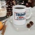 thumbnail image 4 of Gulf Coast Online Trump 2024 Mug, 11oz Ceramic White Coffee Tea Cup, 4 of 4