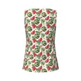 thumbnail image 5 of Xecao Watermelons print women's scoop neck, loose-fit workout tank tops for the gym., 5 of 9