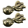 thumbnail image 4 of CNKOO 2Pcs Goldfish Modeling DIY Keychain Unique Lovely Key Ornament Chic Brass Craft, 4 of 6