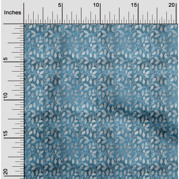 oneOone Polyester Lycra Teal Blue Fabric Batik Sewing Fabric By The Yard Printed Diy Clothing Sewing Supplies 56 Inch Wide