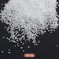 thumbnail image 2 of Unique Bargains White Irregular Metallic Glitter Crushed Glass Chips, 20g, 1-3mm, 2 of 5