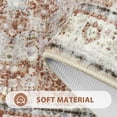 thumbnail image 2 of Blue Bathroom Rugs, Distressed Farmhouse Boho Bath Mat, Comfy Velvet Small Bath Rugs Non Slip Washable, Vintage Oriental Toilet Rug for Sink Shower Vanity, 18x26 inch, 2 of 6