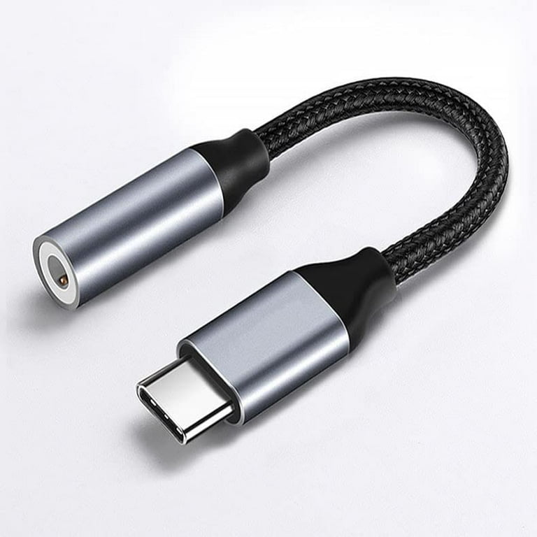 USB Type C to 3.5mm Female Headphone Jack Adapter Replacement for Google Pixel 4 3 2 XL Samsung s22 AUX Dongle Audio to Usbc for Android Phone Cord