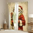 thumbnail image 3 of Homewish Santa Claus Child Curtains Pack of 2 (42x84 Each), Magic Christmas Fairy Tale Curtains Blackout, Happy New Year Bedroom Curtains, Living Room Curtains Decor, 3 of 6