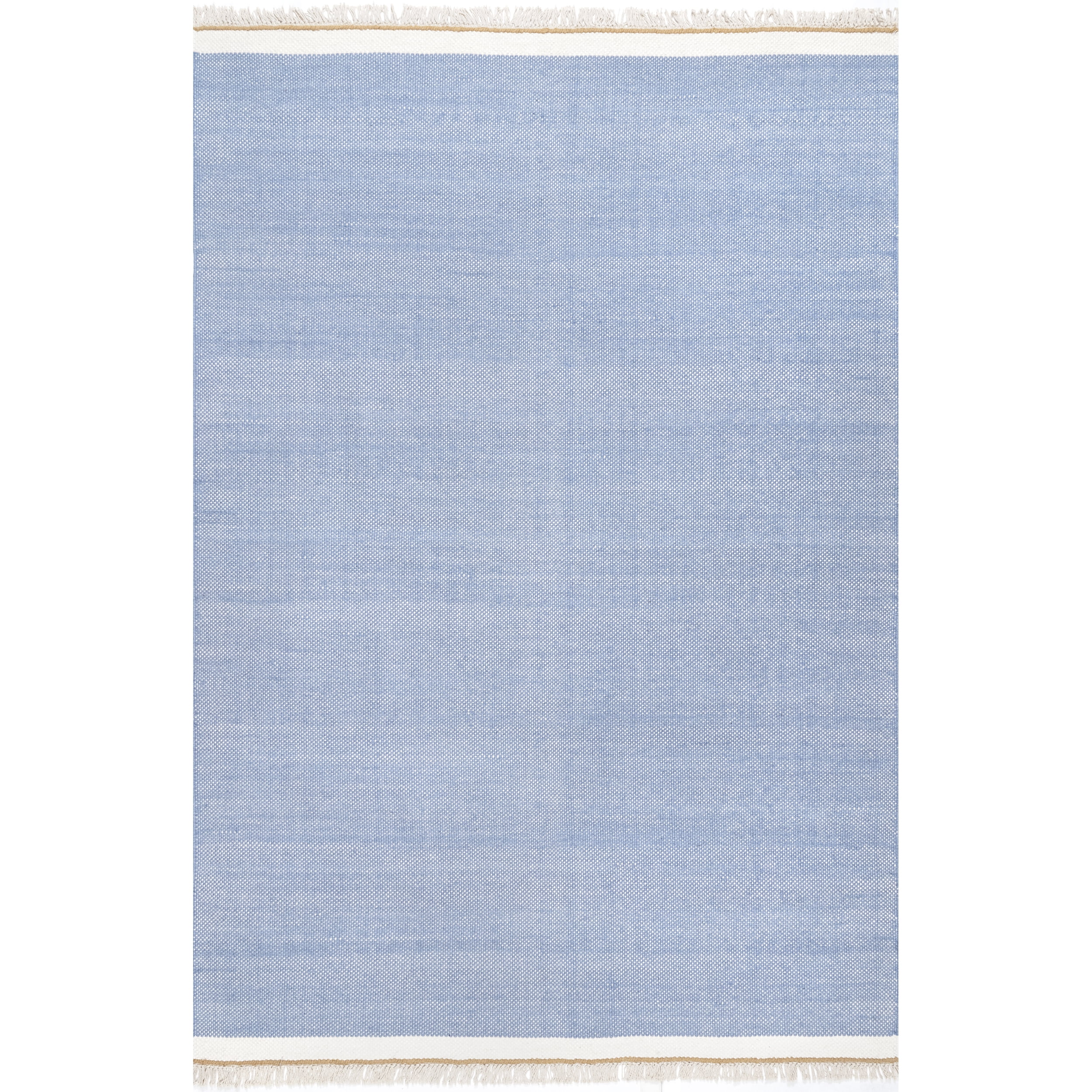 nuLOOM Keri Hand Loomed Wool and Cotton Casual Tassel Area Rug, 8' x 10