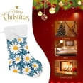 thumbnail image 4 of GZHJMY Christmas Stocking, Personalized Daisy Large Candy Stocking, 1 PCS Hanging Gift Xmas Stocking Decoration for Family Holiday Party Ornaments Decor Fireplace, 4 of 7