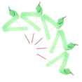 thumbnail image 1 of SOPOTUTU 5pcs Portable Dancing Ribbons For Outdoor Activities Green Silk, 1 of 8