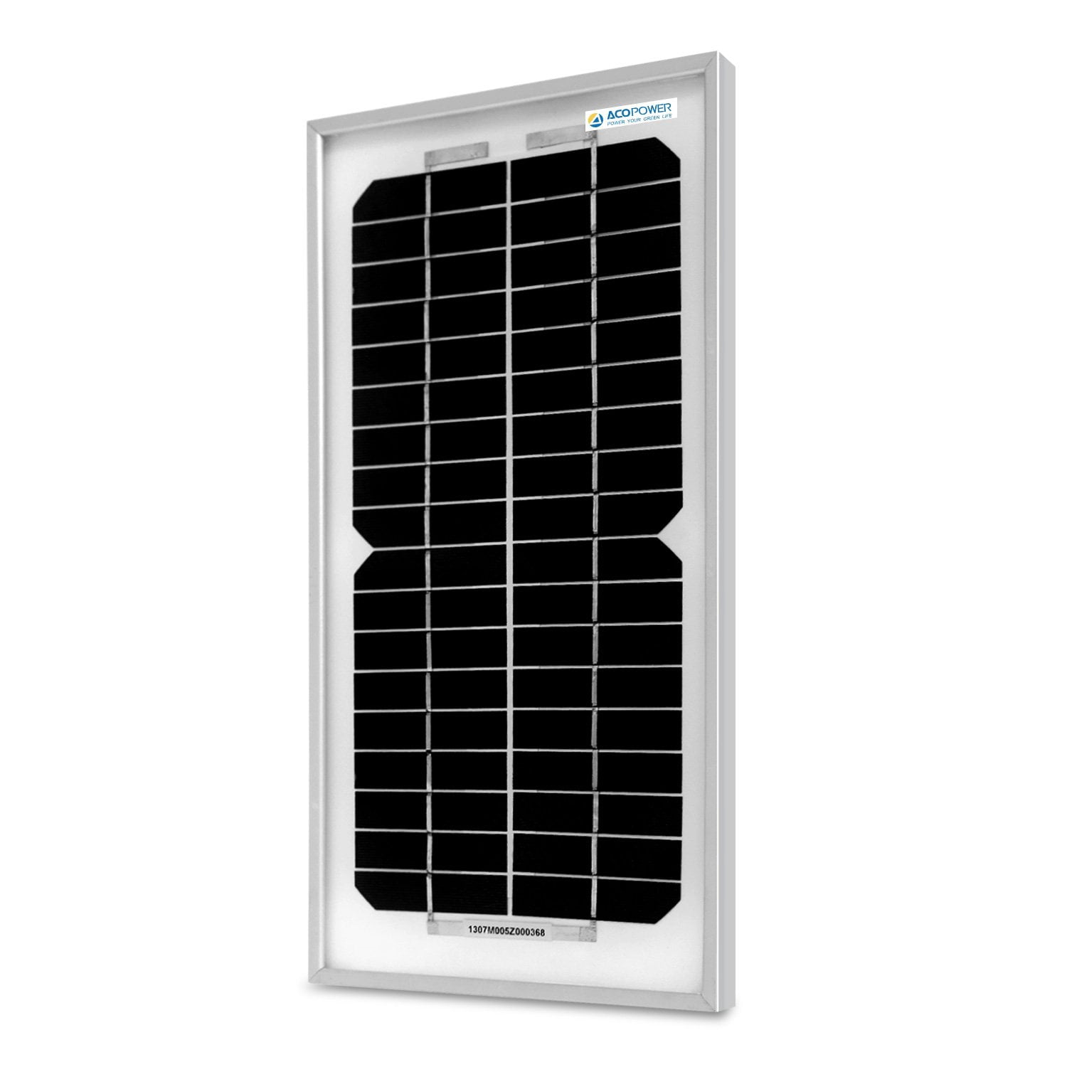 ACOPOWER 5 Watts Mono Solar Panel, 12V