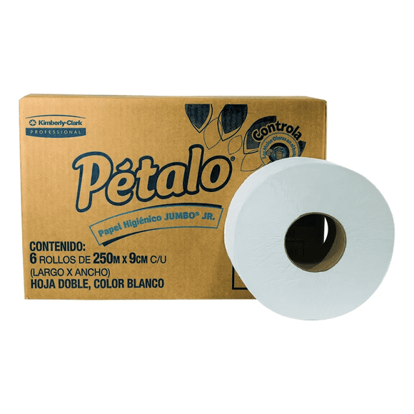 Papel Higiénico Pétalo 6 Rollos De 250 Metros 90553
