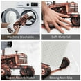 thumbnail image 3 of Pofeuu Farm Tractor Print Flannel Doormats Rug16"x24"Rug Washable Doormats Indoor Outdoor Rugs for Layered Front Door Mats, Porch, Kitchen, Entryway, 3 of 7