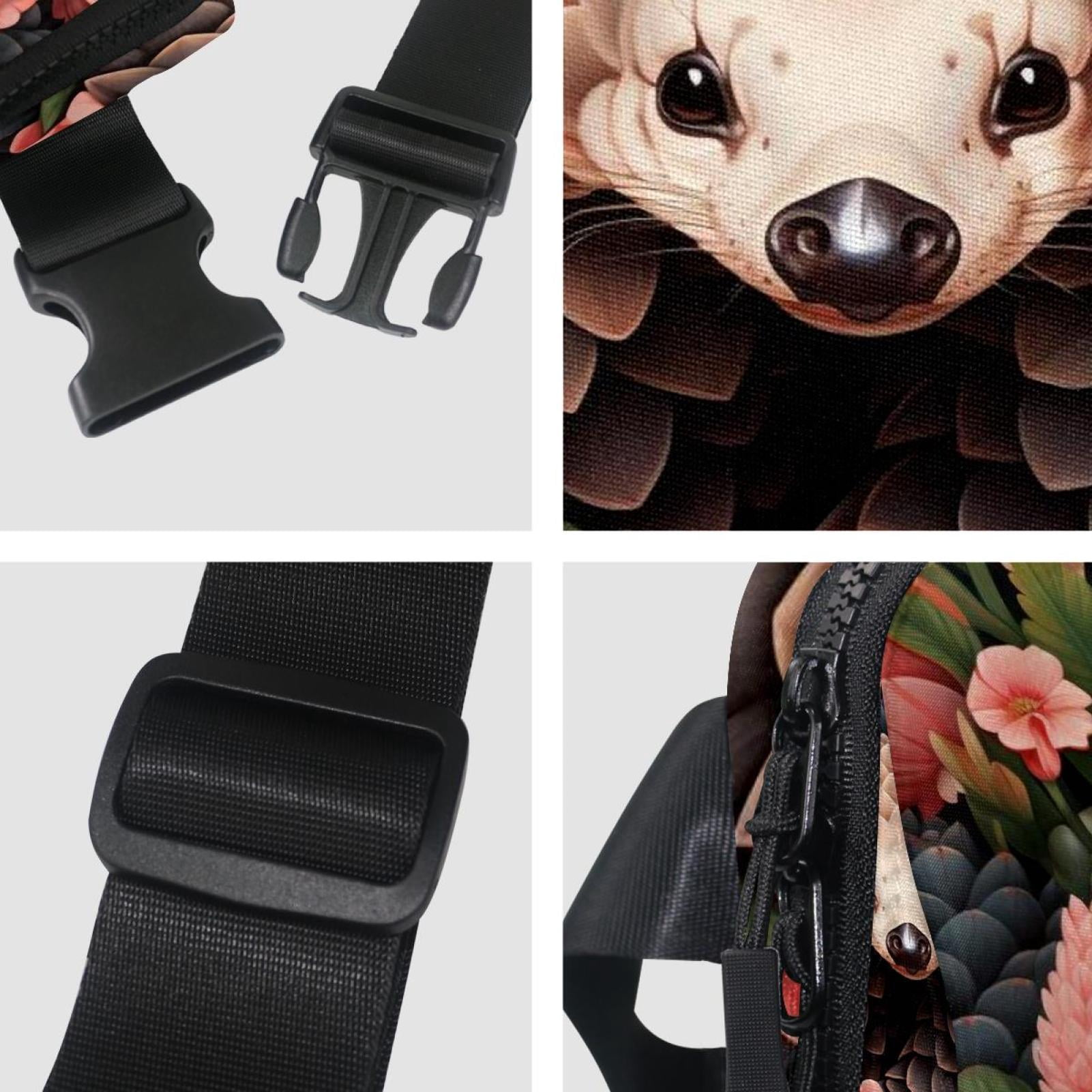 Pangolin Lightweight Adjustable Waist Bag with Extension Strap - Unisex Fanny Pack