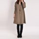 thumbnail image 1 of Otoño Invierno vestido de las mujeres del tamaño extra grande de manga larga bolsillos Solid cu MABOTO Vestido de manga larga para mujer, 1 of 7