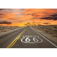 thumbnail image 2 of wall26 - Route 66 Sign in Mojave Desert - Canvas Art Wall Mural Decor -100"x144", 2 of 6