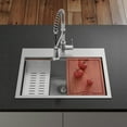 thumbnail image 3 of Swiss Madison Ravi Single Basin 30 x 22 Topmount Kitchen Workstation Sink, 3 of 21