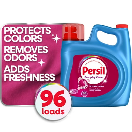 Persil Liquid Laundry Detergent, Intense Fresh, 150 fl oz, 96 Loads