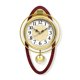 thumbnail image 1 of Reloj de pared de cuarzo silencioso for sala de estar, sencillo y elegante, con decoración de pared for dormitorio, reloj de pared oscilante retro europeo, 1 of 3