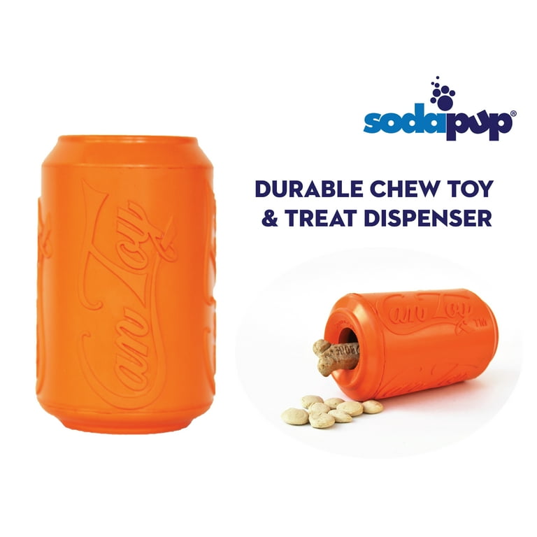 SodaPup Can Chew Toy Small / Orange