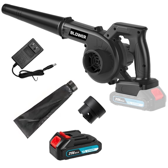 21V Cordless Handheld Powerful Blower 1 Battery & Charger