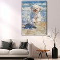 thumbnail image 5 of Havanese Dog Canvas Wall Art Puppy Print Pet Paintings Artwork, Havanese Dog Painting Poster Home Decoration Kids Bedroom Decor Framed, 5 of 6