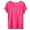 Hot Pink, variant on Women's Fashionable Casual Lightweight Solid Color T Shirt Top Spandex Women Long Sleeve Women Solid Tee Tech Apparel