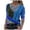 C-Blue508, variant on Long Sleeve Shirts Women Boho Top V Neck Loose Fit Tunic Patchwork Pullover Blouse Spring Fall Fashion Clothes Soft Tops