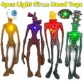 thumbnail image 1 of 4pcs Siren Head Figure Set Siren Head Action Figure Monster Model Plastic Toy--Jinjin, 1 of 3