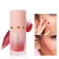 thumbnail image 4 of 3 In 1 Liquid Blush Matte Glitter Face Liquid Blusher Smooth Cheek Eye Mousse Blush Highlighter Stick Rouge Waterproof Contour, 4 of 5