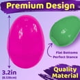 thumbnail image 2 of Huevos de Pascua Stargo, 50 unidades, 8 cm, grandes, rellenables de plástico, 2 of 6