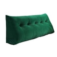 thumbnail image 1 of Injueey PlushEasy-funda de almohada con forma de cuña para cama, suave y cómoda, decorativa, varios colores Juegos de cama verde negruzco, 1 of 6
