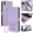 Light Purple, variant on Wallet Leather Case For iPhone 17 Pro 6.3",with Card Holder,wristband, Shockproof Kickstand Embossed Love Cat Phone Case,Pink,For iPhone 17 Pro