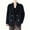 Black Coat for Women, variant on Womens Fall Winter Casual Business Wool Blend Coat Loose Double Breasted Dressy Blazer Pea Coat Black L