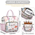 thumbnail image 5 of Large Cooler Bag Insulated Bags for Office Employee,Waterproof Cooler Tote with MultiPockets for Adult,Insulated Lunch Box for Beach,Picnic,Work,Mushroom, 5 of 7