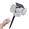 thumbnail image 4 of Solar Wall Lamp, IP65 Waterproof Multiple Lighting Modes Outdoor Solar Patio Wall Lamp 164 LED  For Yard For Garden, 4 of 8