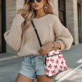 thumbnail image 3 of Yuyamidu Red Bow Crossbody Bag Wallet Set for Women PU Leather Large Hobo Bag Purse, Adjustable Strap, Ideal for Holiday Gatherings, Casual Daily, Gift for Her, 3 of 8