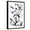 Black Frame, variant on Art.com Wild Lily II Art Print by PI Studio, 12" x 18"
