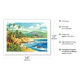 thumbnail image 2 of In Love with Laguna Beach - California - Seaside Ocean View - From an Original Watercolor Painting by Robin Wethe Altman - Bamboo Fine Art 290gsm Paper (Unframed) 12x16in, 2 of 4